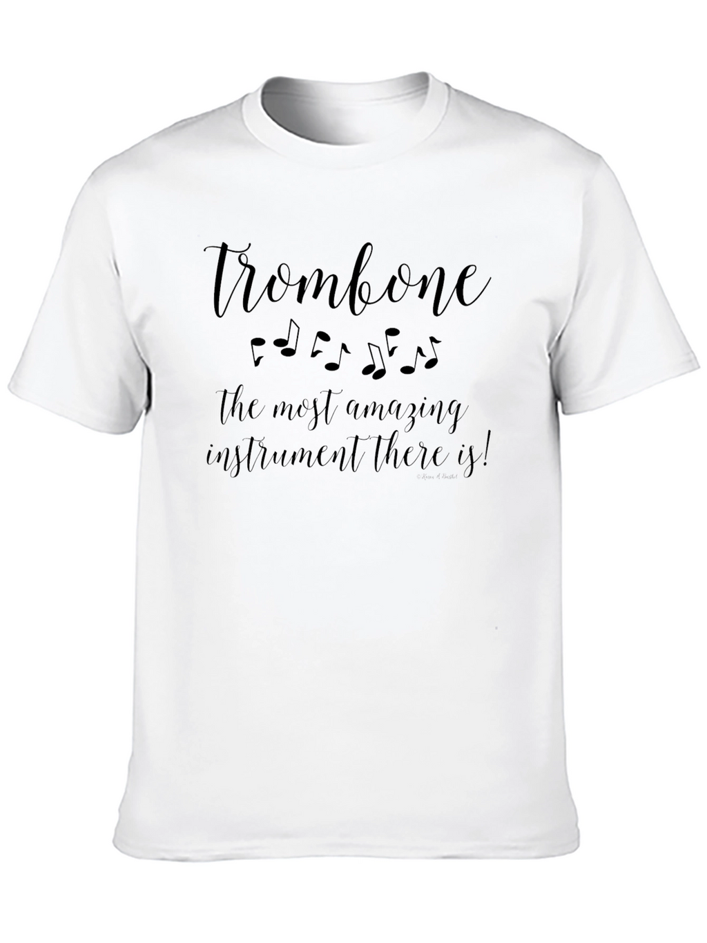 Trombone Music T-Shirt - Amazing Instrument Tee