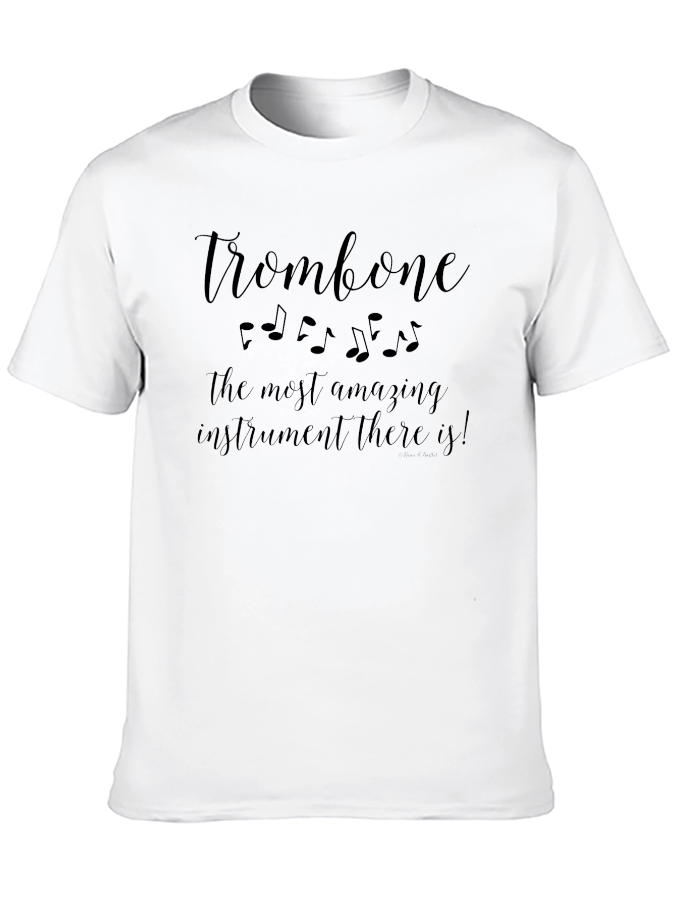 Trombone Music T-Shirt - Amazing Instrument Tee