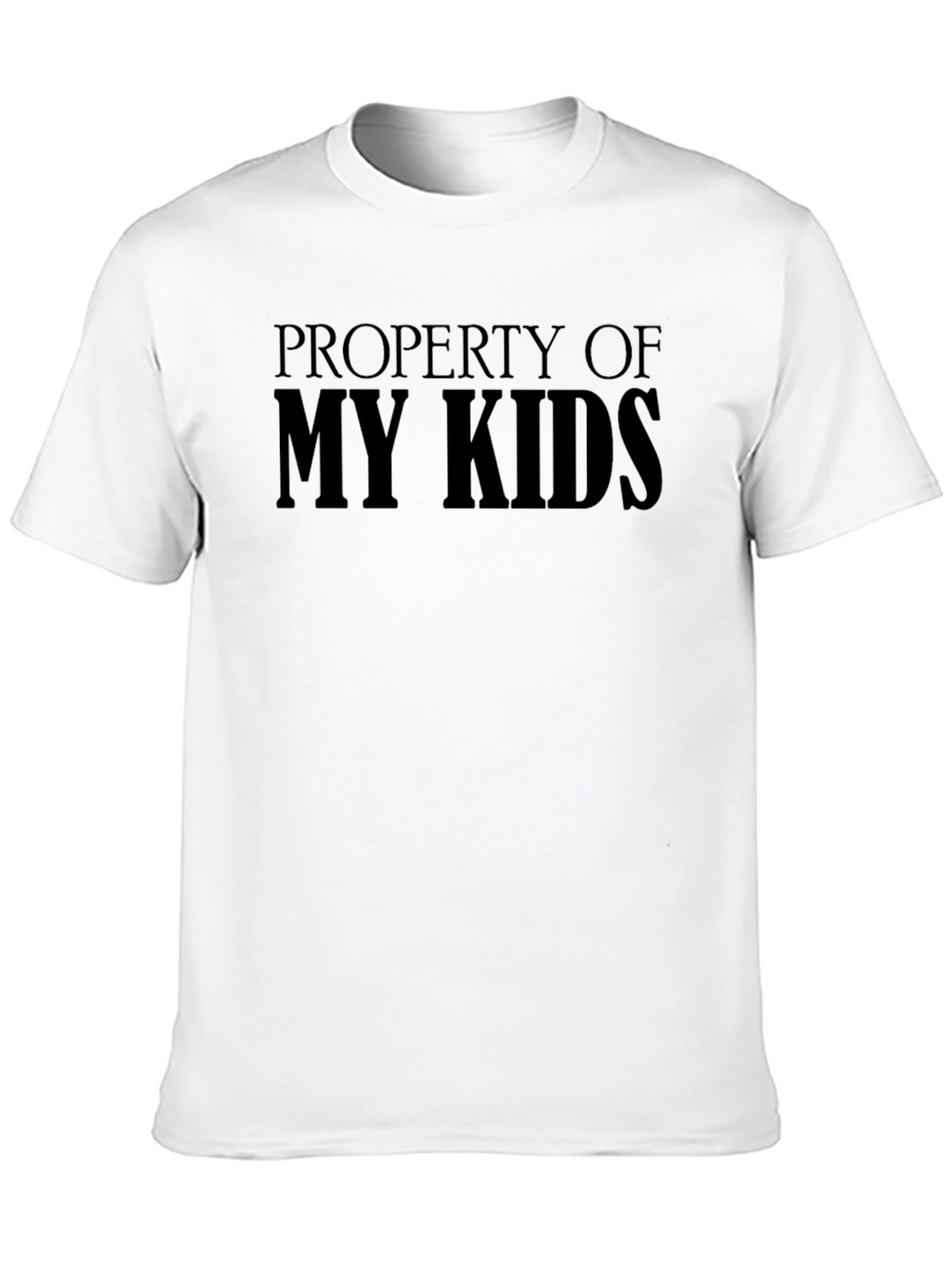Property of My Kids Black Graphic T-Shirt