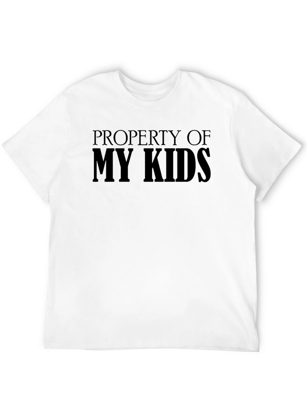 Property of My Kids Black Graphic T-Shirt