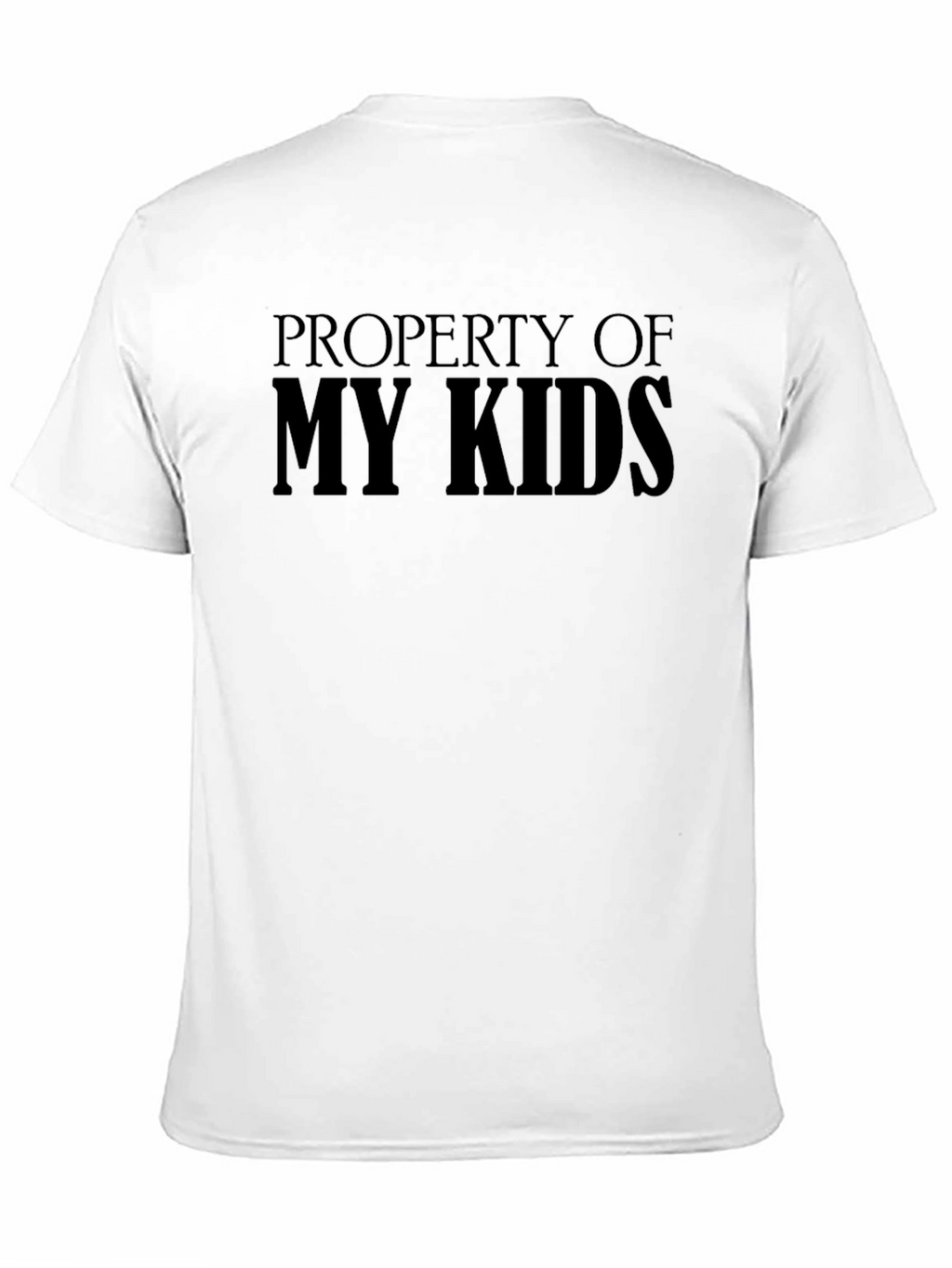 Property of My Kids Black Graphic T-Shirt