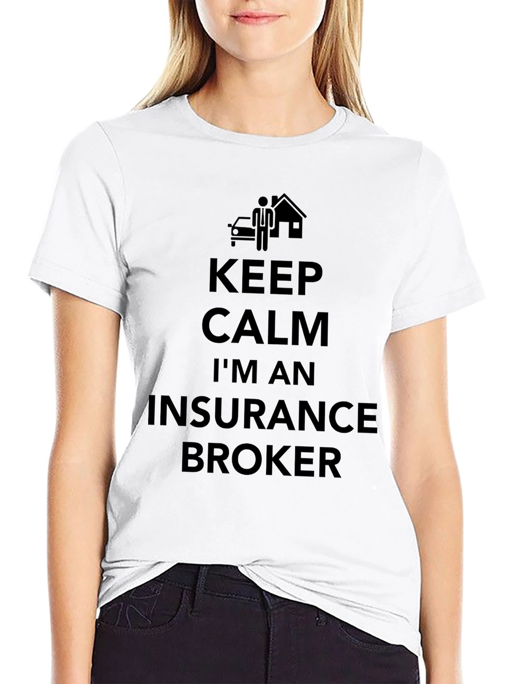 Keep Calm Im an Insurance Broker T-Shirt
