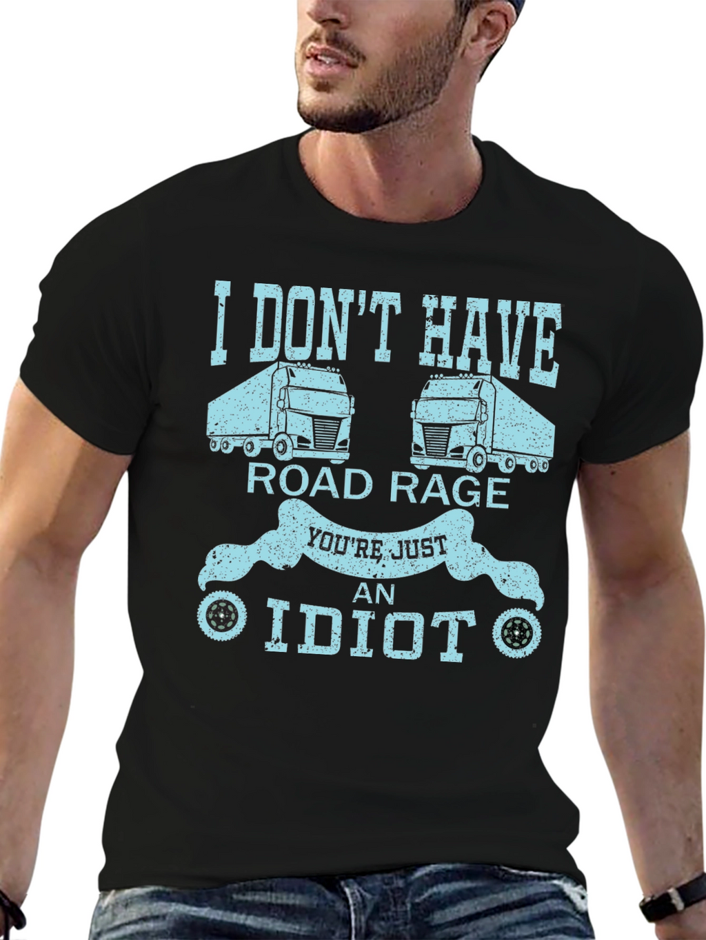 Road Rage T-Shirt: Funny Trucker Tee