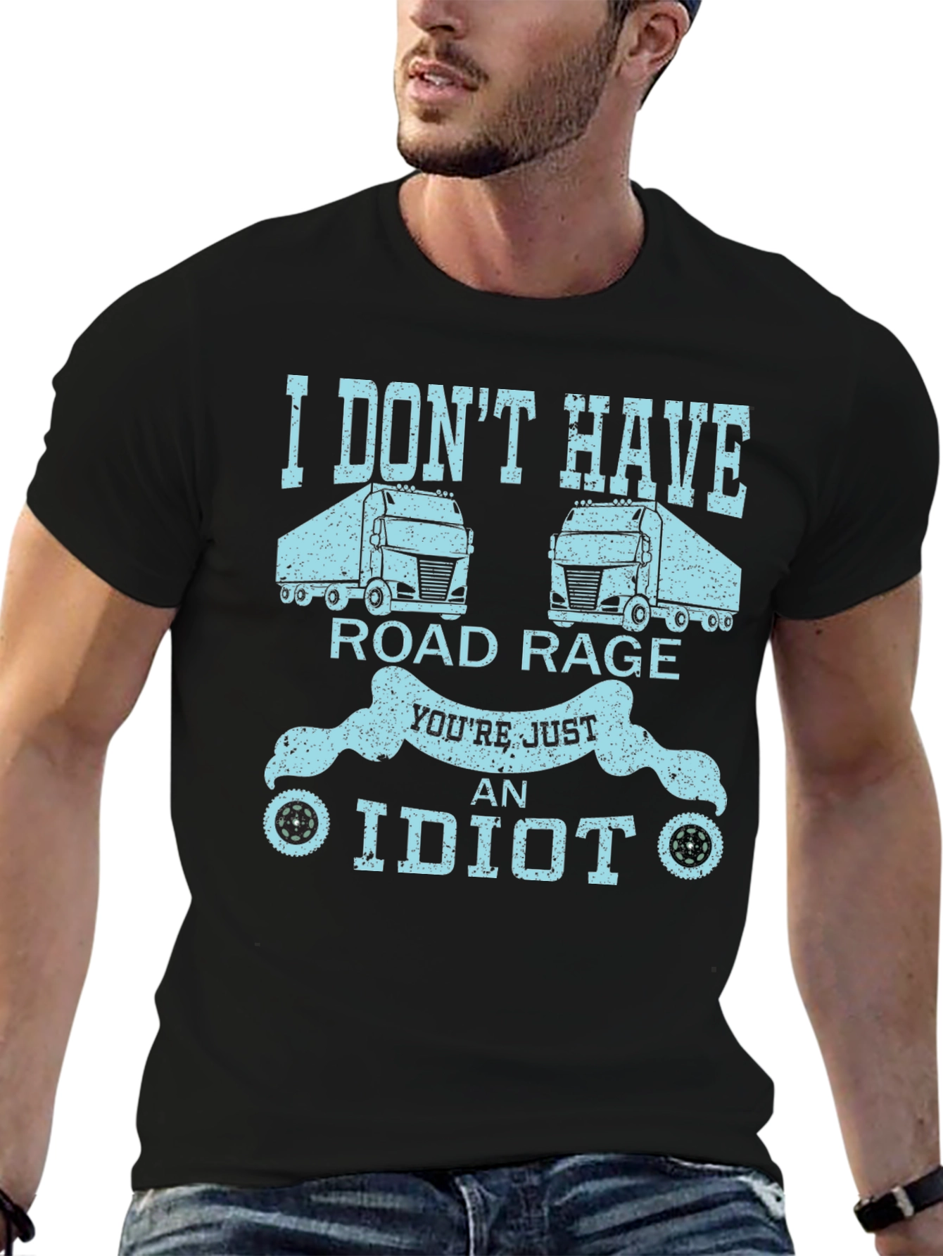 Road Rage T-Shirt: Funny Trucker Tee