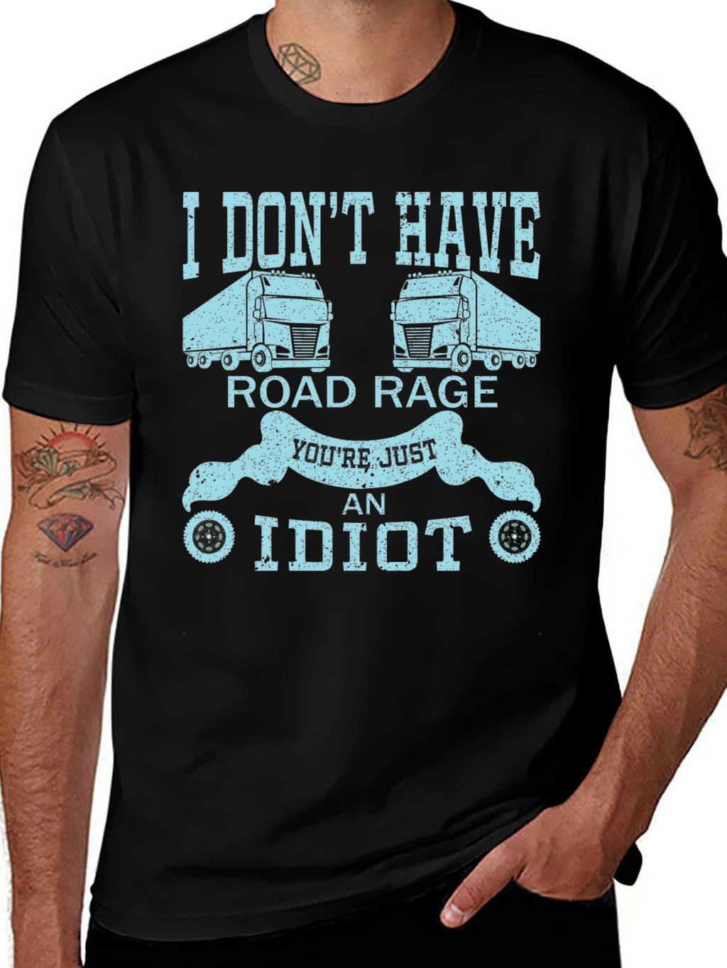 Road Rage T-Shirt: Funny Trucker Tee