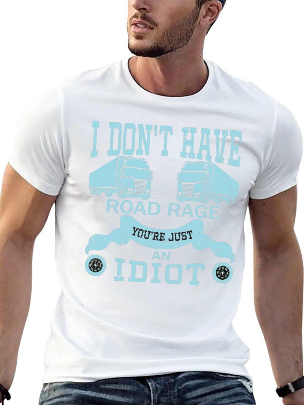 Road Rage T-Shirt: Funny Trucker Tee