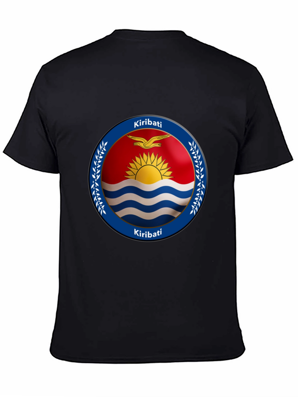 Kiribati Flag T-Shirt - Black