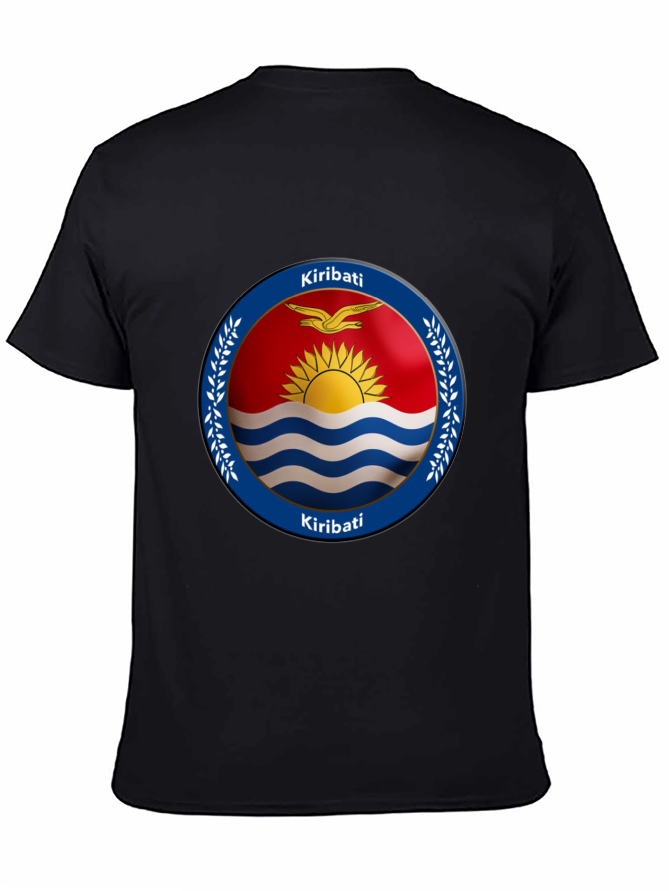 Kiribati Flag T-Shirt - Black