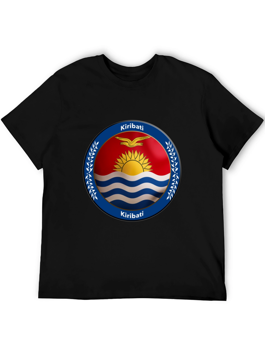 Kiribati Flag T-Shirt - Black