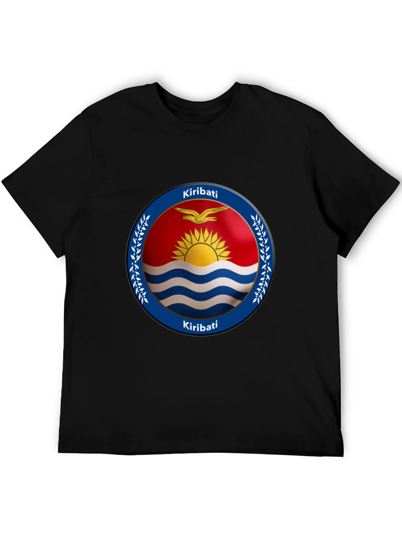 Kiribati Flag T-Shirt - Black