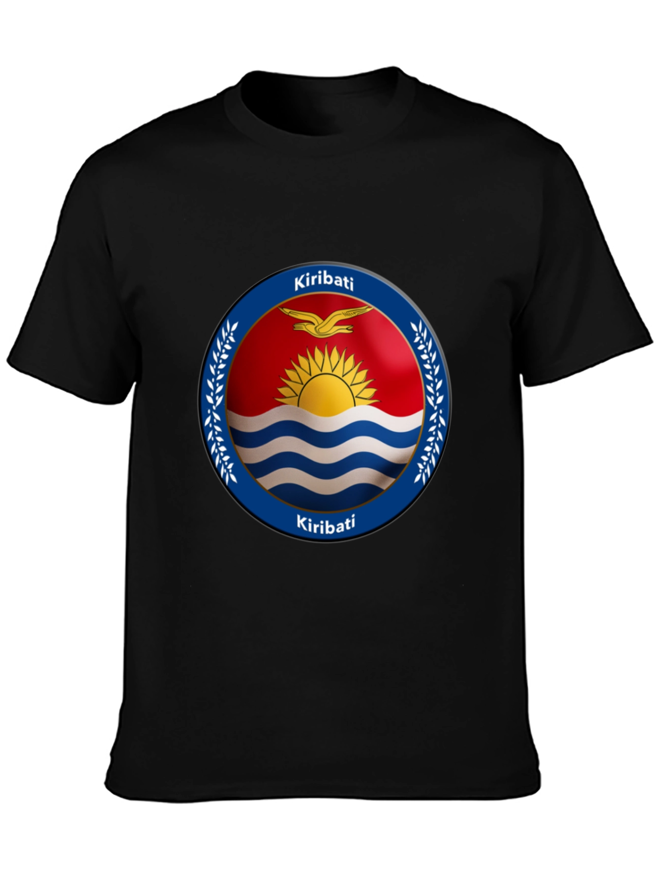 Kiribati Flag T-Shirt - Black