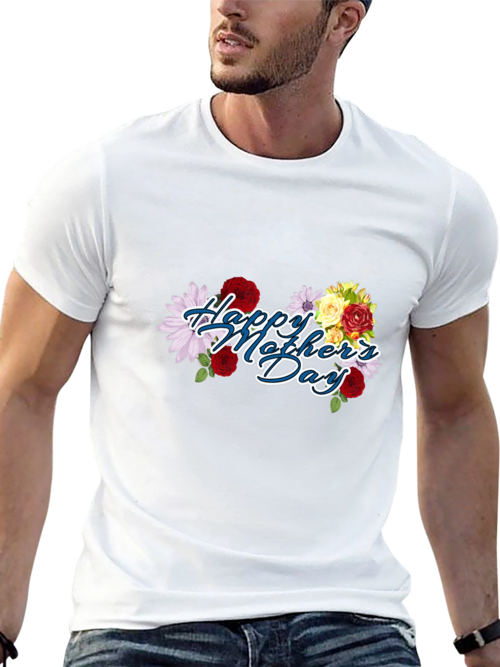 Happy Mothers Day Floral T-Shirt
