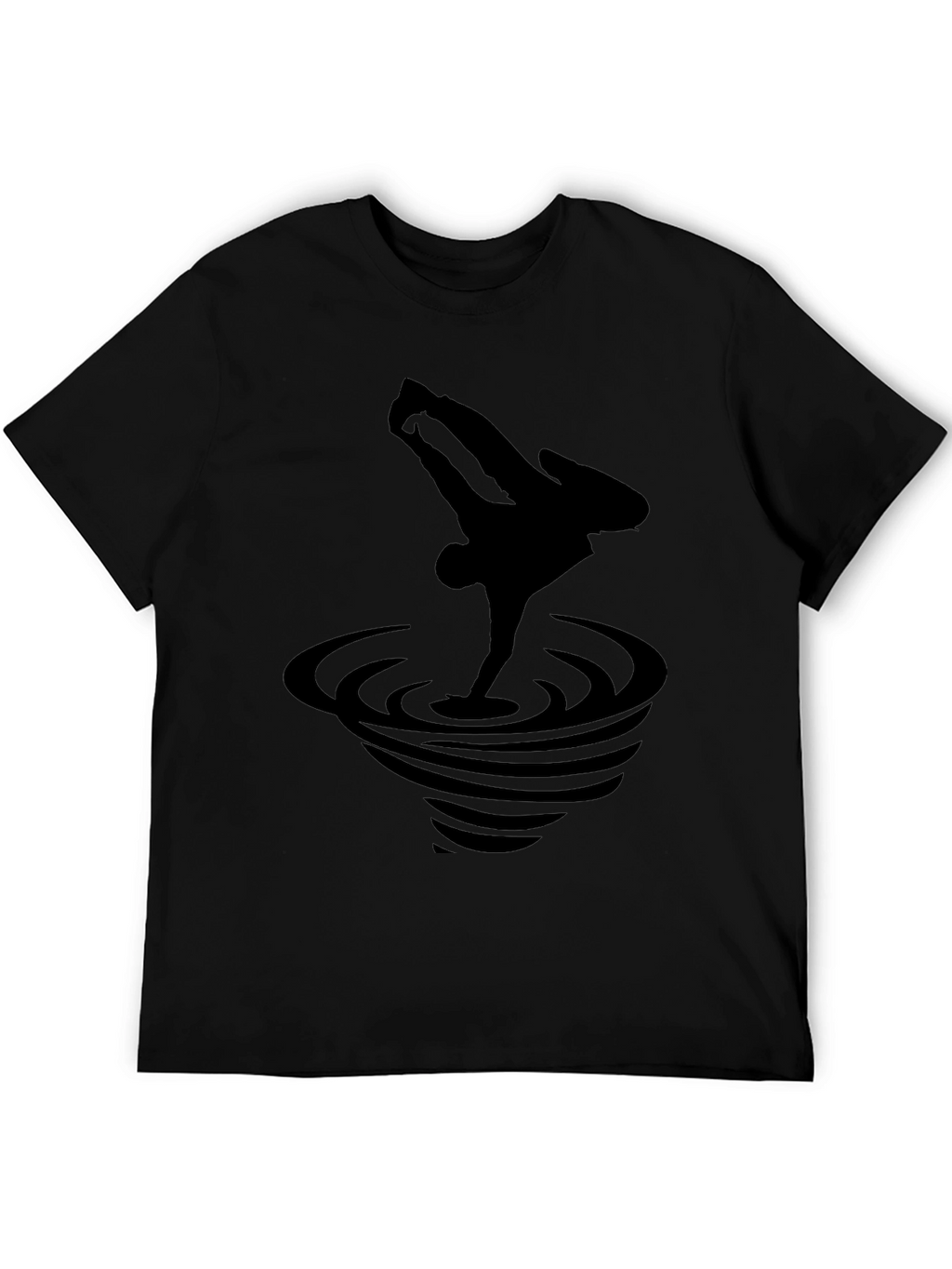 Black Breakdance Graphic Tee - Stylish Mens T-Shirt