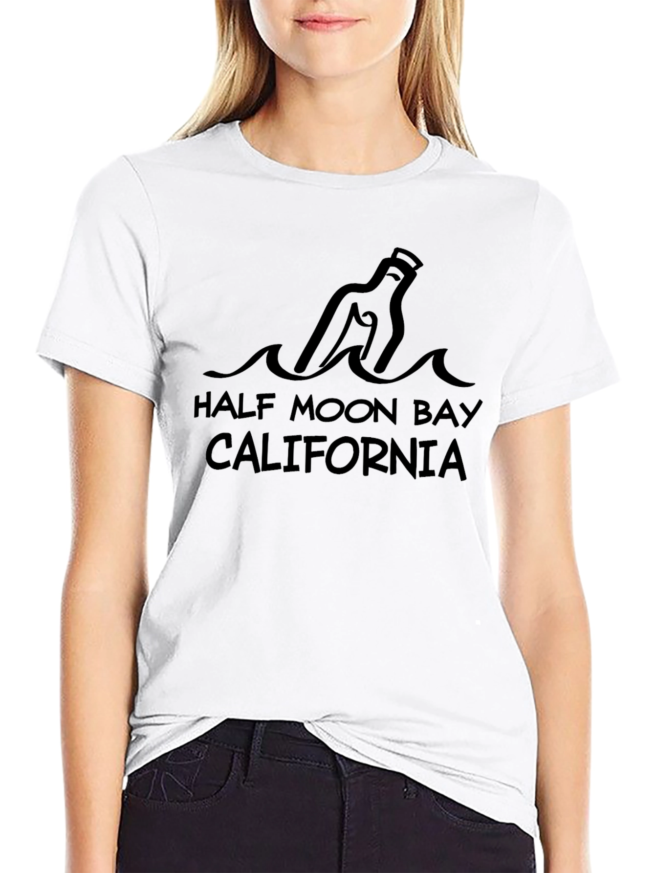 Half Moon Bay California Graphic T-Shirt