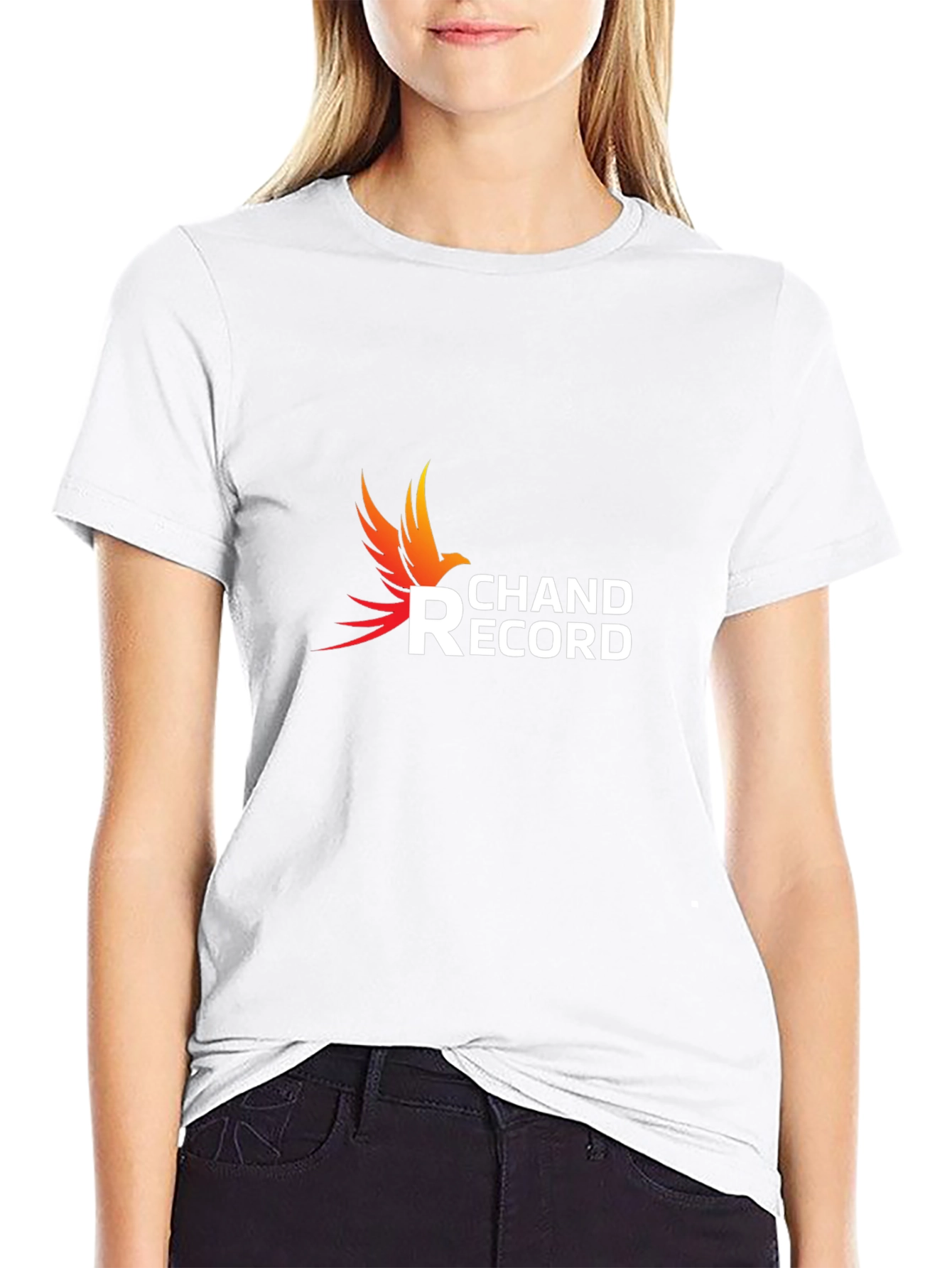 Chand Record Graphic Tee - Stylish Black T-Shirt