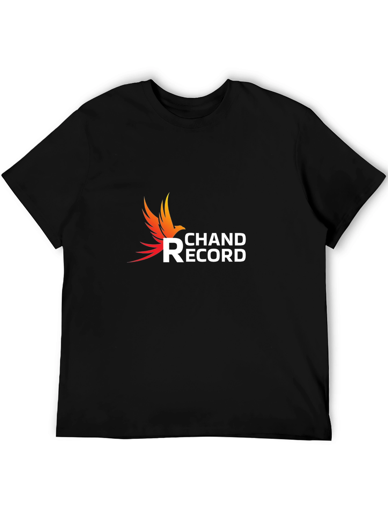 Chand Record Graphic Tee - Stylish Black T-Shirt