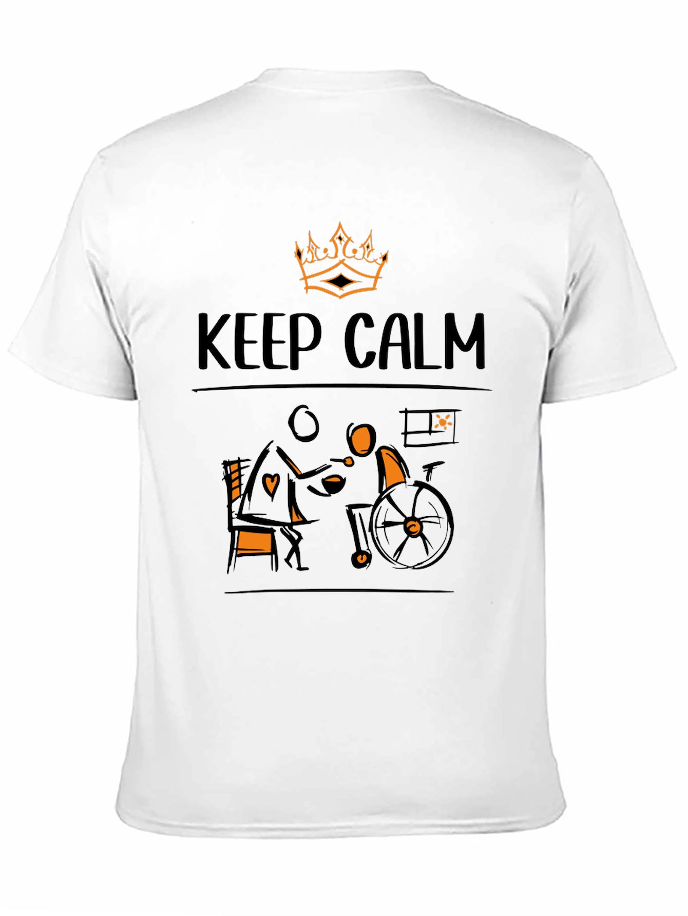 Keep Calm Wheelchair Support T-Shirt