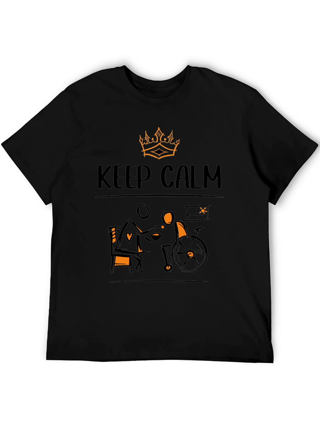 Keep Calm Wheelchair Support T-Shirt