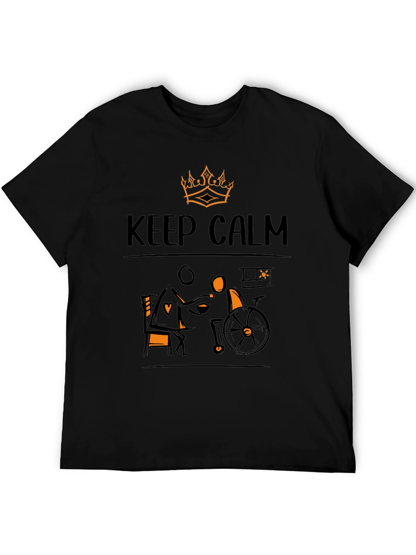 Keep Calm Wheelchair Support T-Shirt