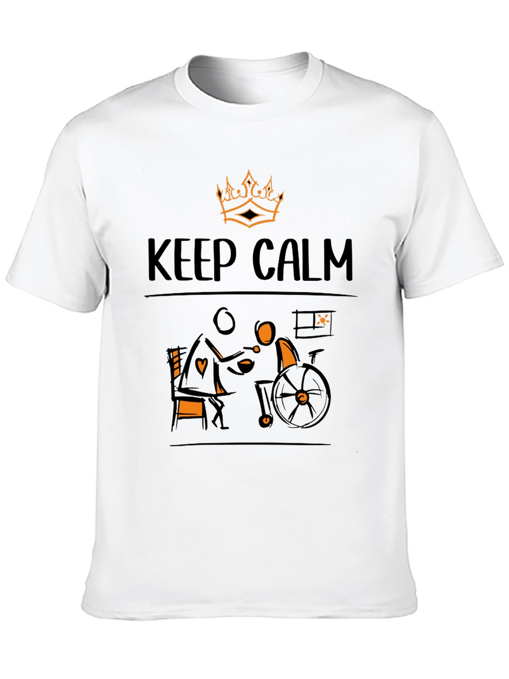Keep Calm Wheelchair Support T-Shirt