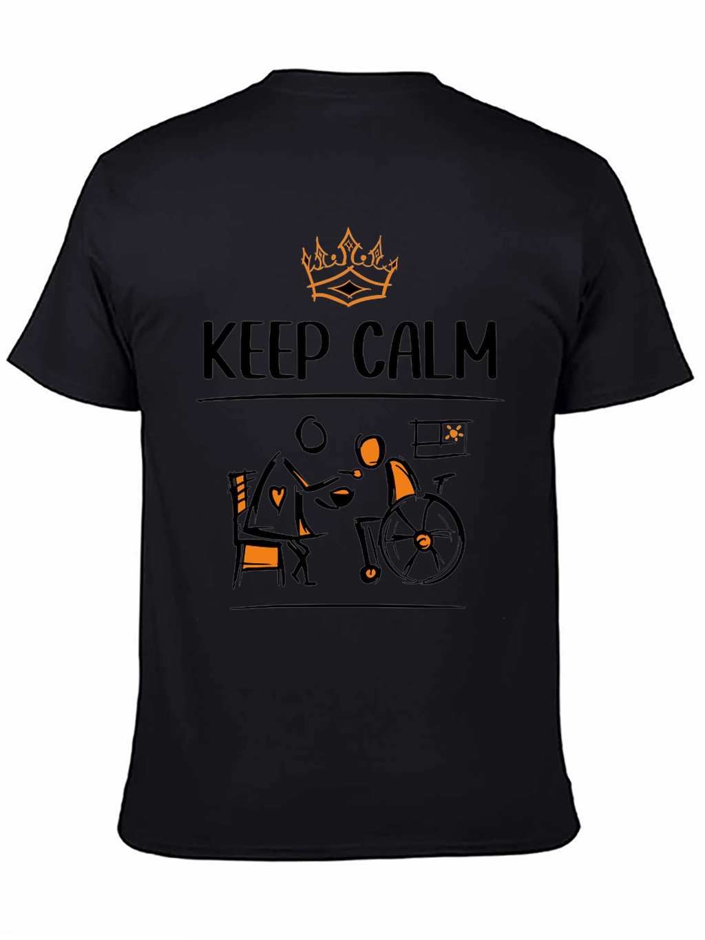 Keep Calm Wheelchair Support T-Shirt