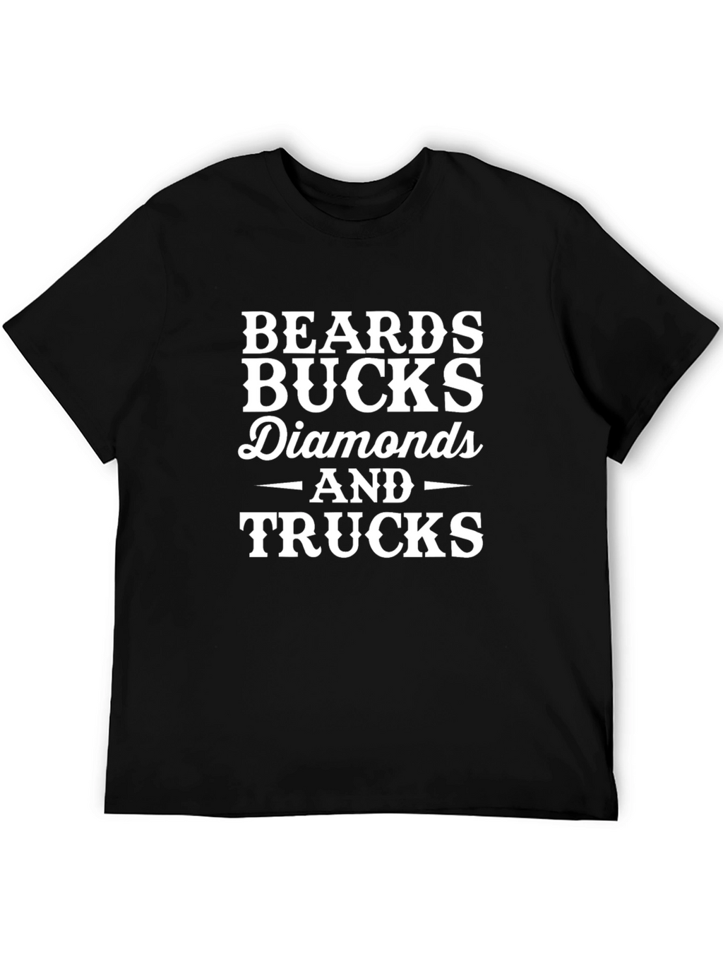 Beards Bucks Diamonds & Trucks Graphic Tee