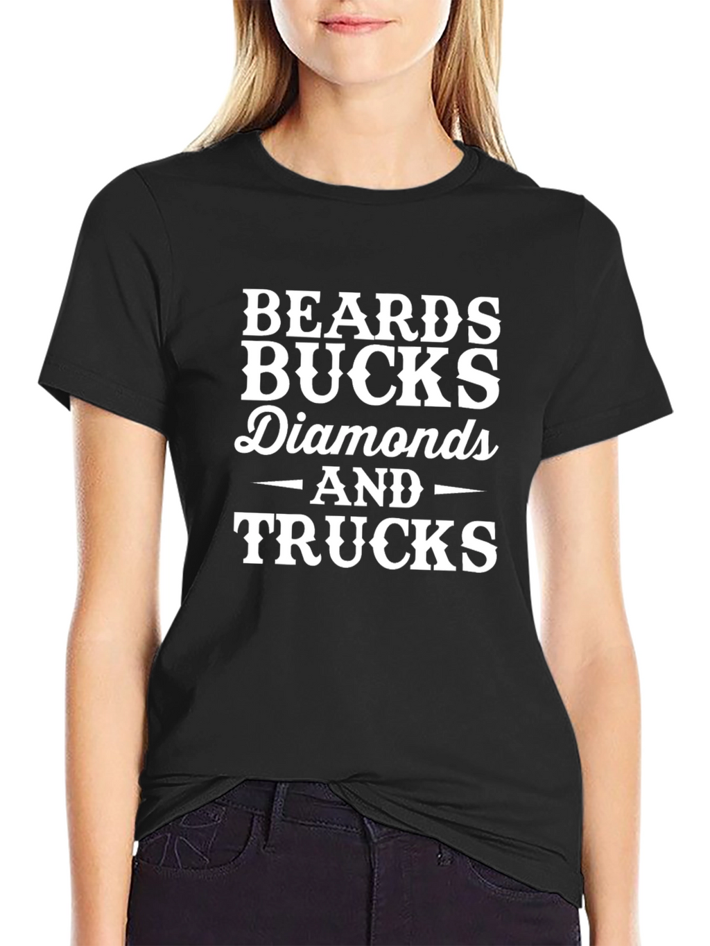 Beards Bucks Diamonds & Trucks Graphic Tee