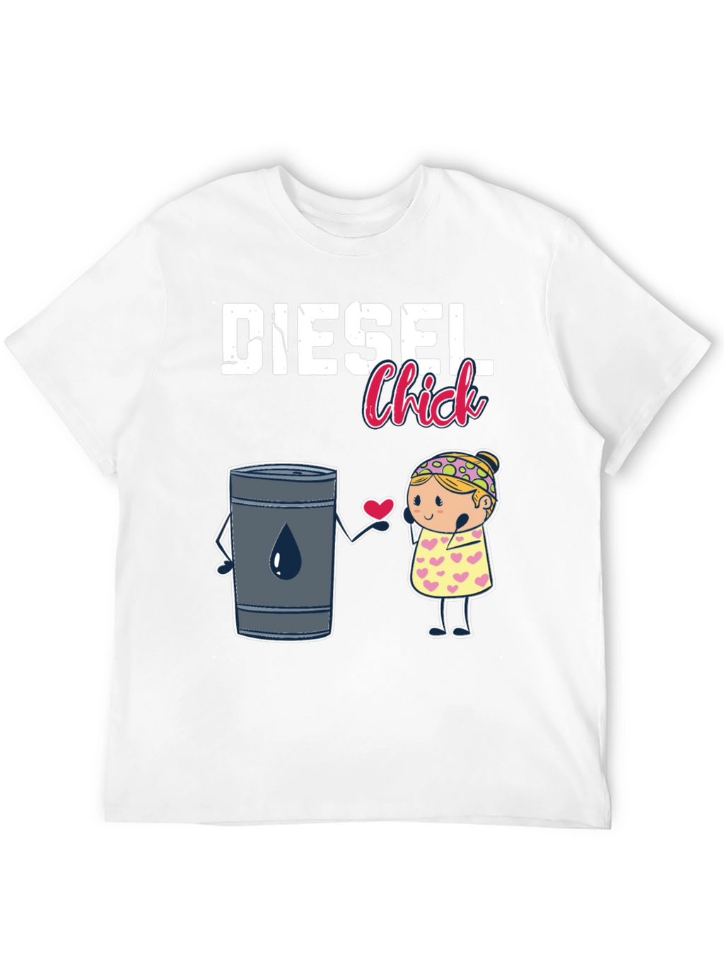 Diesel Chick Graphic T-Shirt - Black