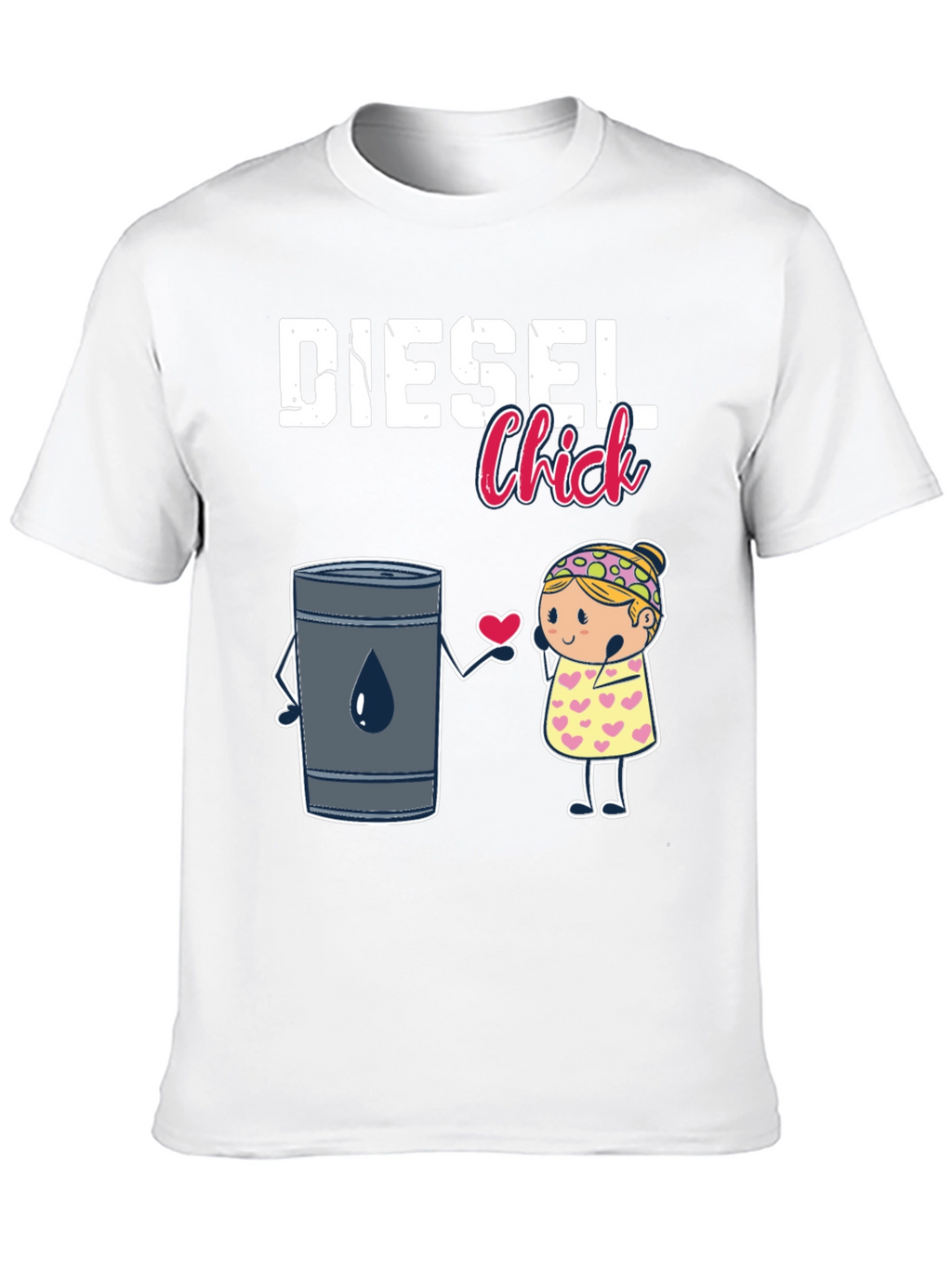 Diesel Chick Graphic T-Shirt - Black