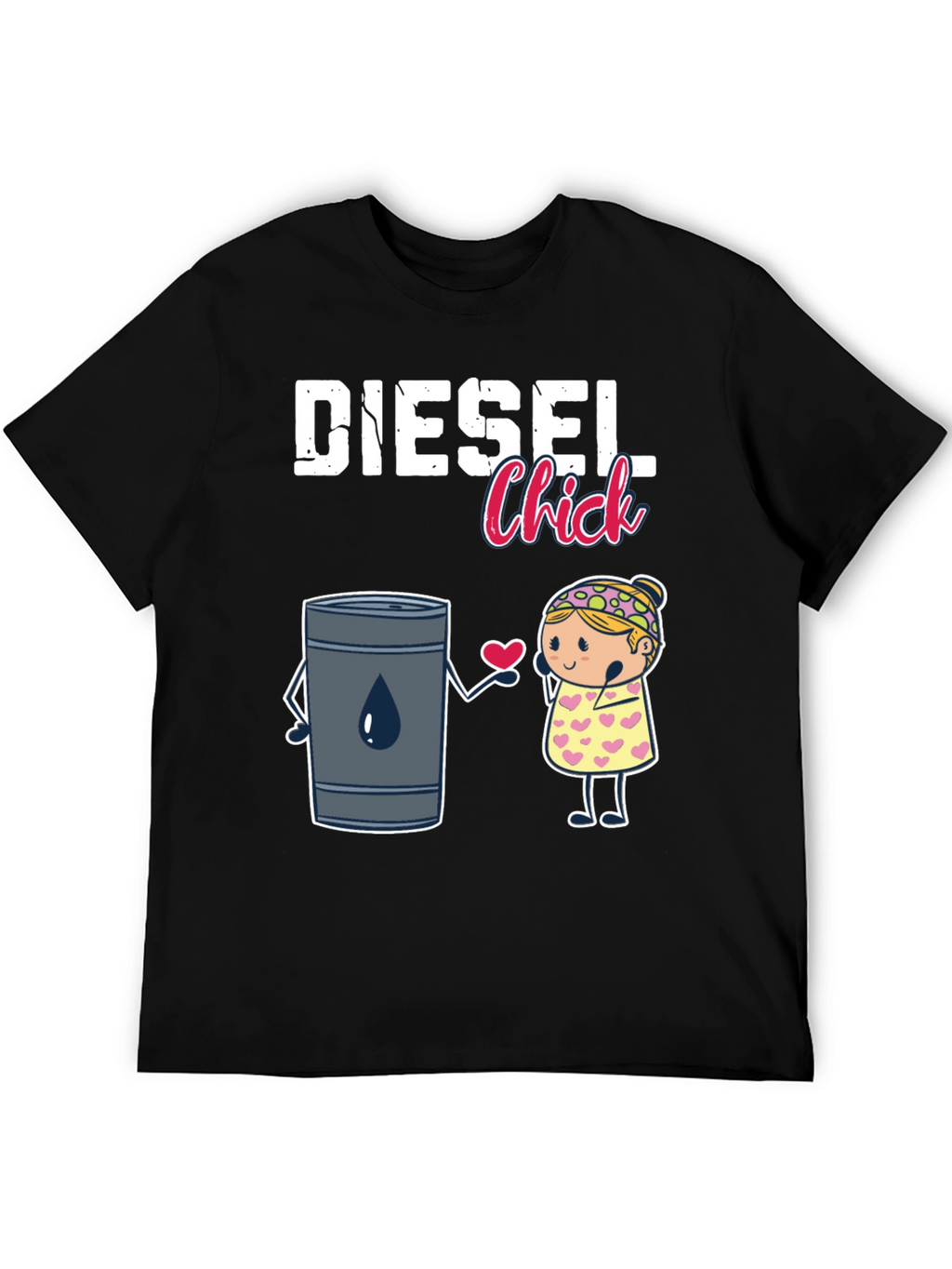 Diesel Chick Graphic T-Shirt - Black