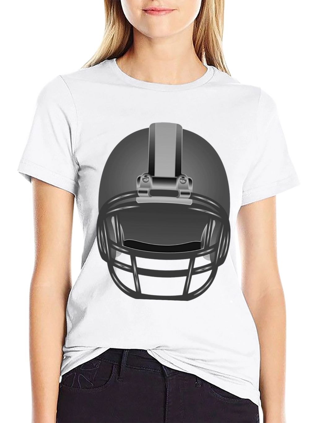 Football Helmet Graphic Tee