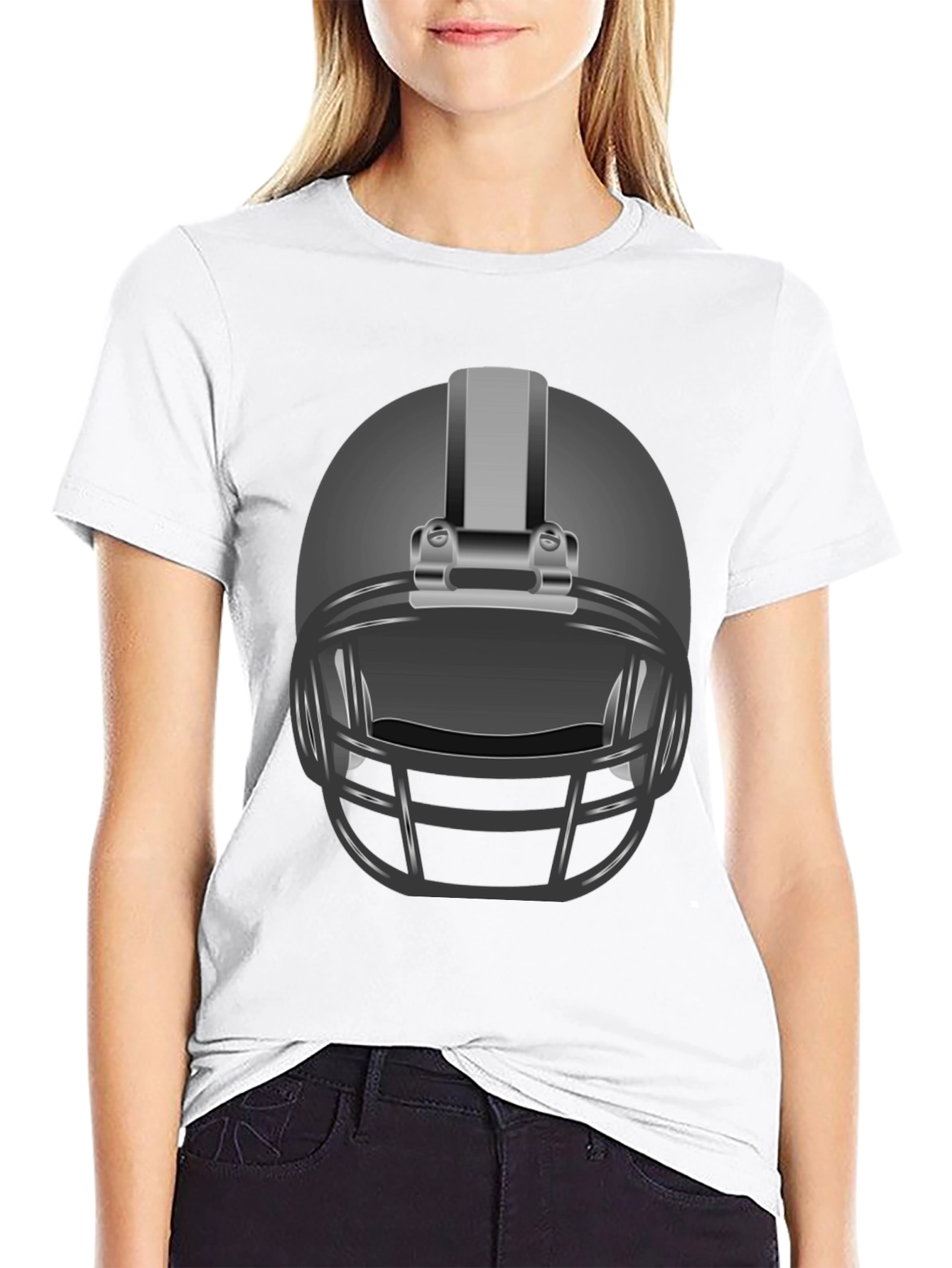 Football Helmet Graphic Tee