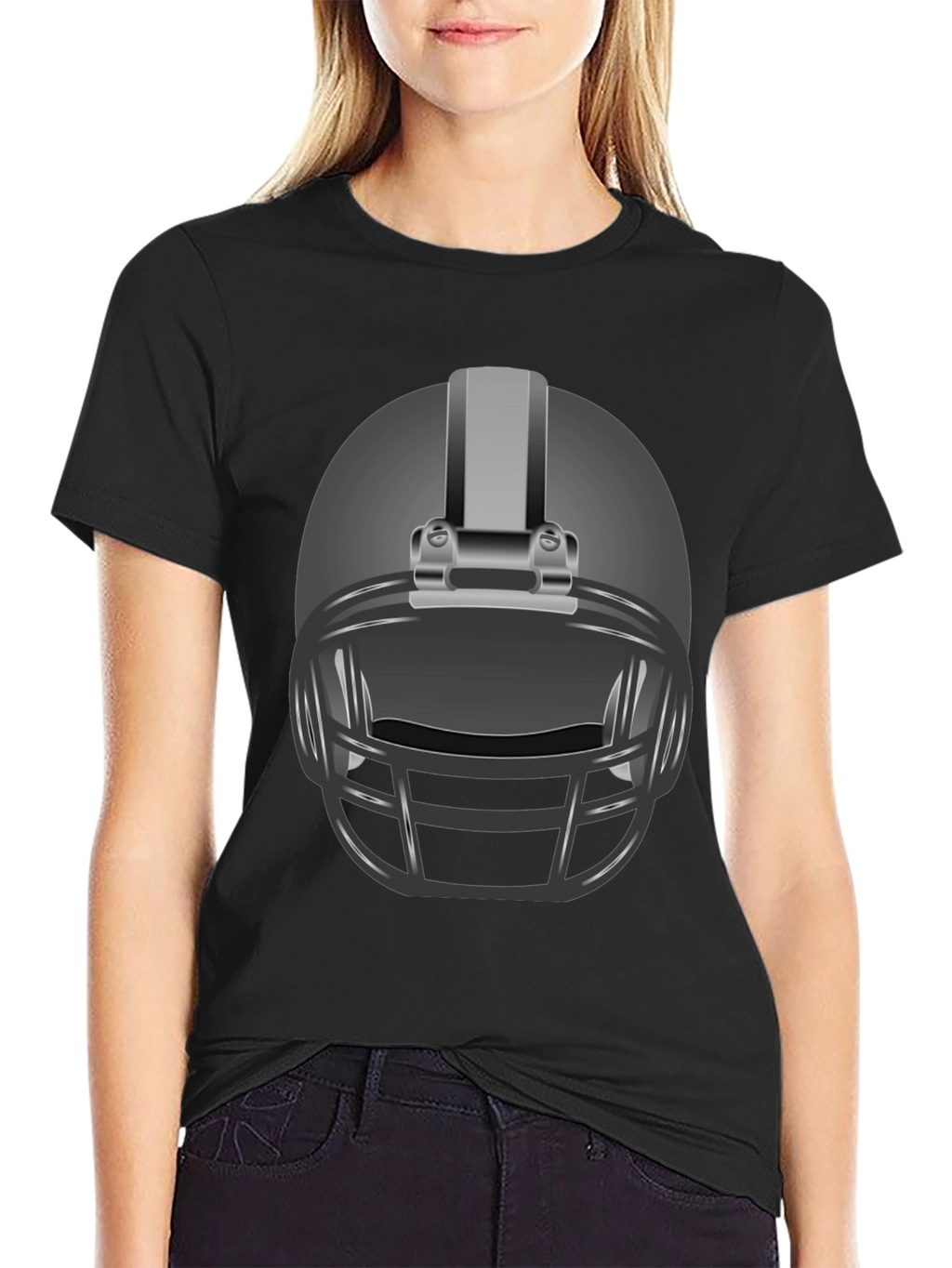 Football Helmet Graphic Tee