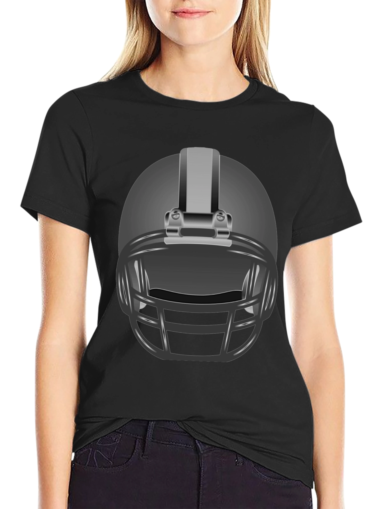 Football Helmet Graphic Tee