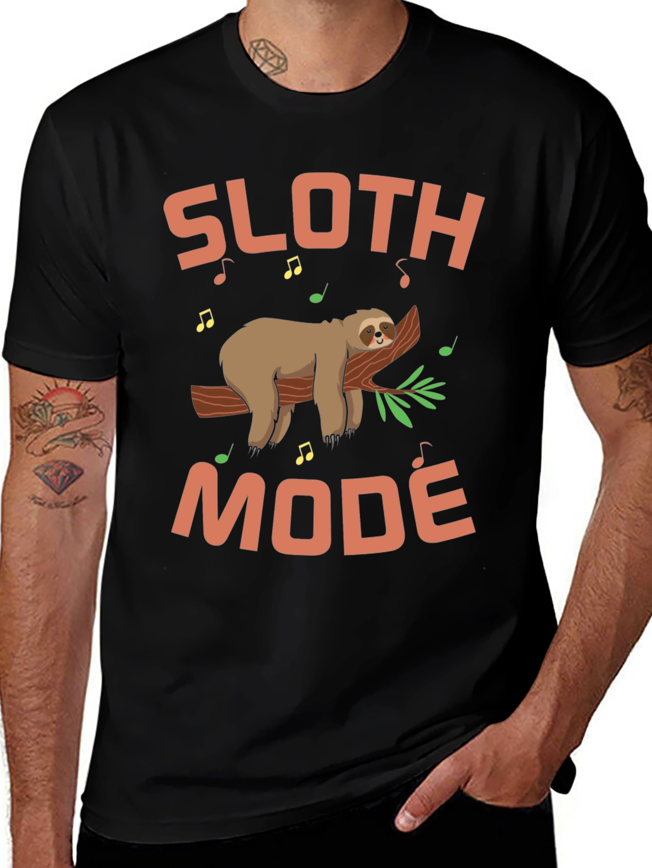 Sloth Mode Graphic Tee - Relax & Unwind