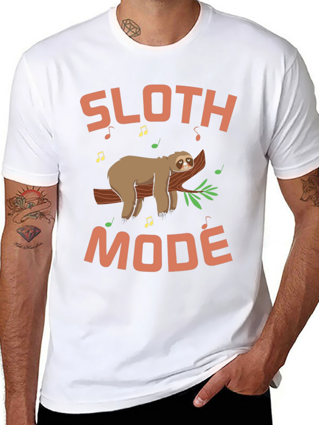 Sloth Mode Graphic Tee - Relax & Unwind