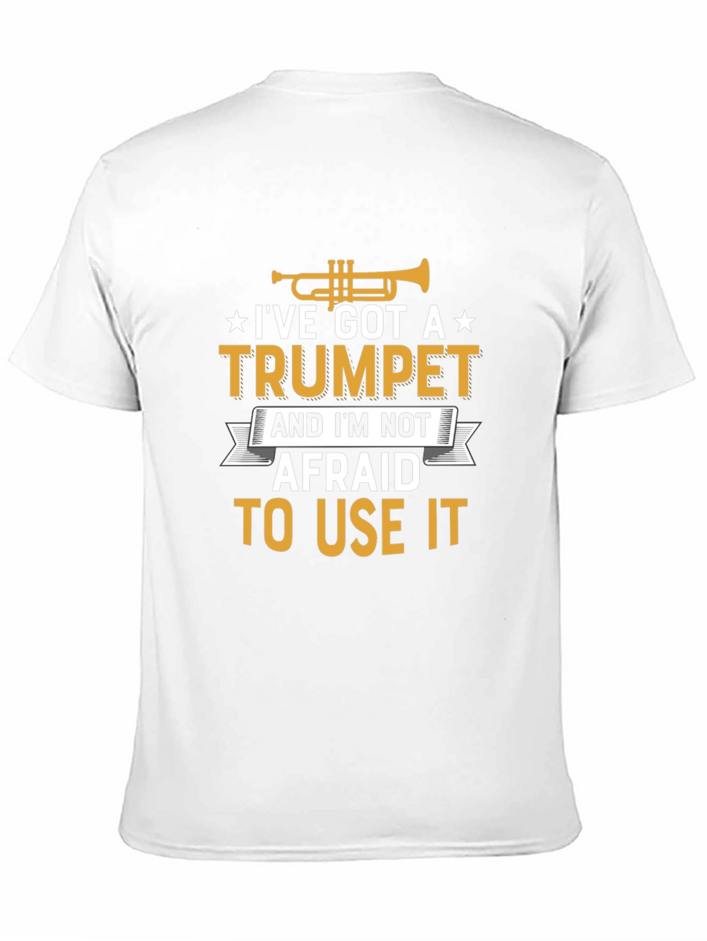 Ive Got A Trumpet Black Graphic T-Shirt