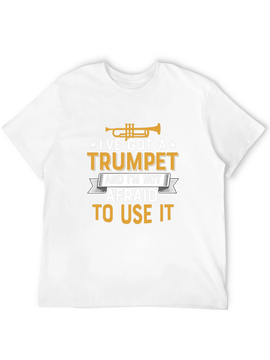 Ive Got A Trumpet Black Graphic T-Shirt