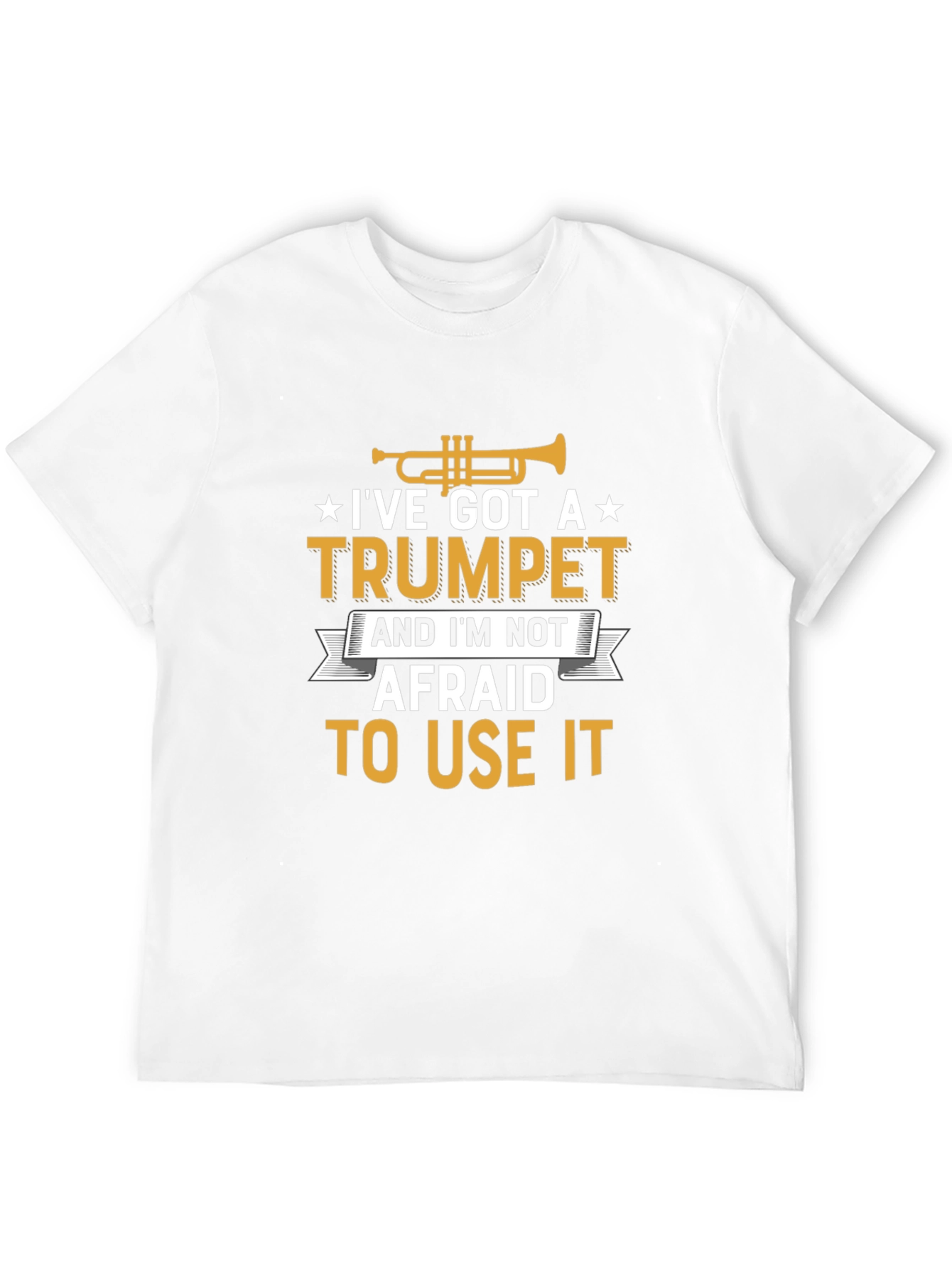 Ive Got A Trumpet Black Graphic T-Shirt
