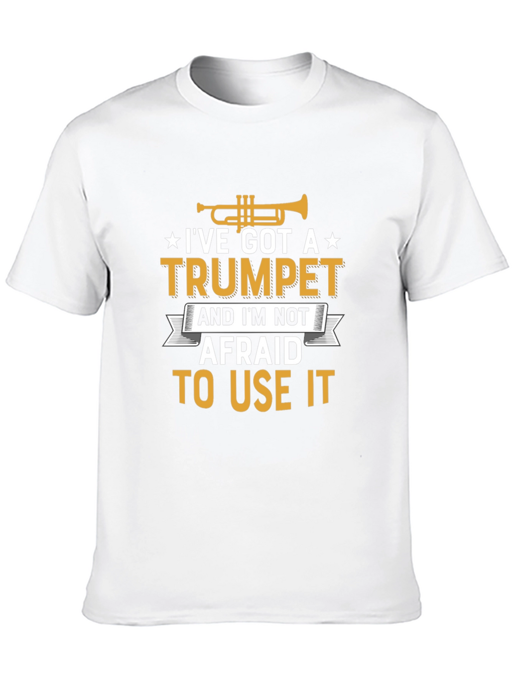 Ive Got A Trumpet Black Graphic T-Shirt