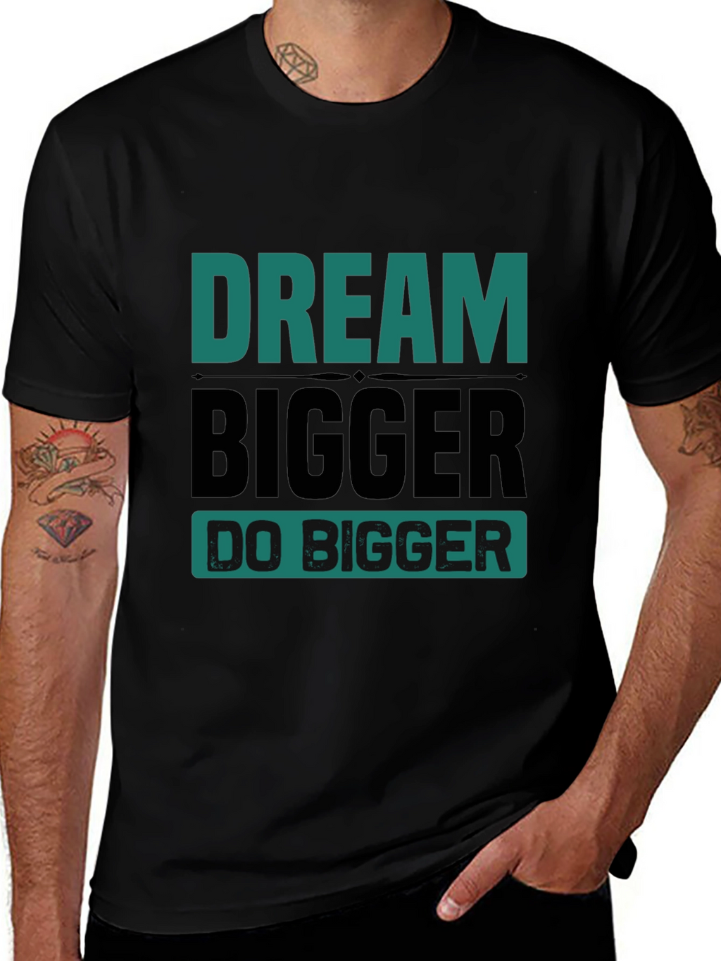 Dream Bigger Graphic Tee - Motivational T-Shirt