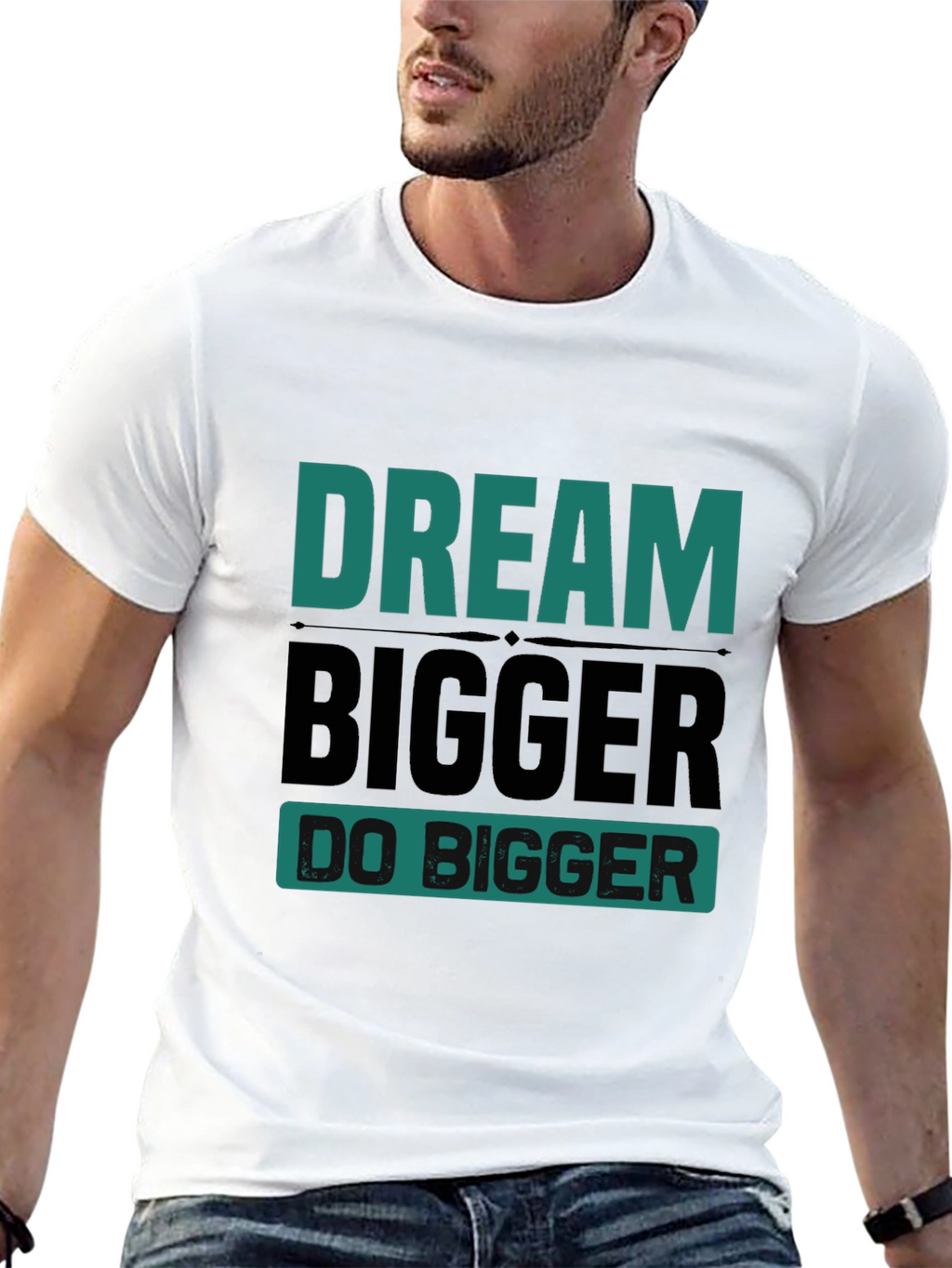 Dream Bigger Graphic Tee - Motivational T-Shirt