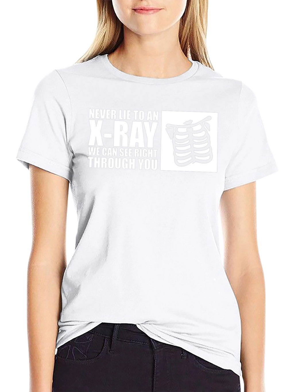 Funny X-Ray See Through You Graphic T-Shirt