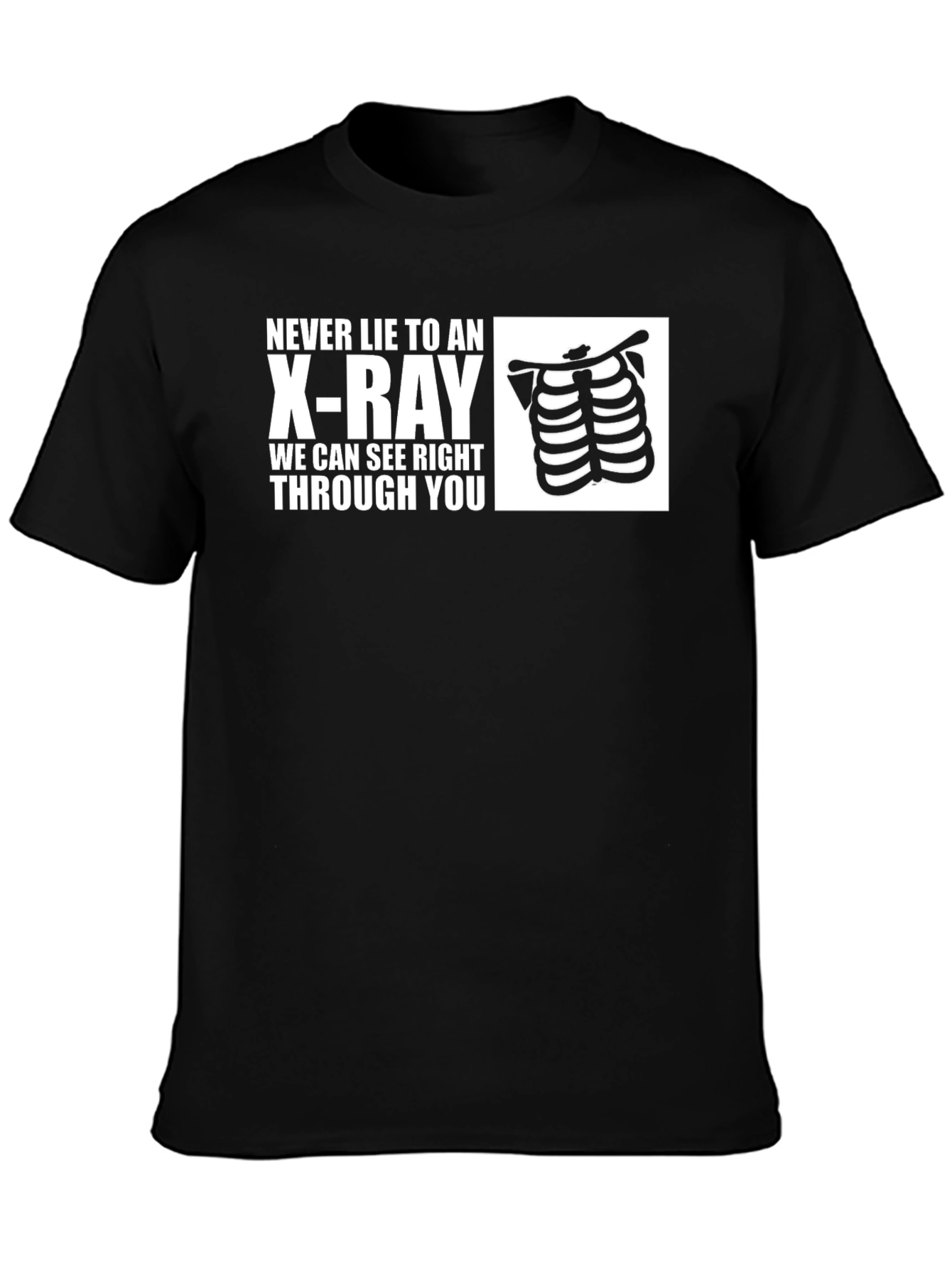 Funny X-Ray See Through You Graphic T-Shirt