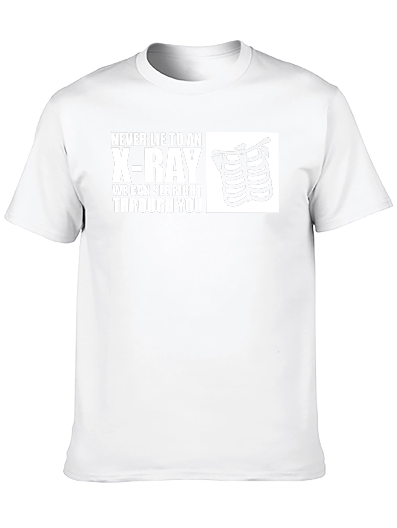 Funny X-Ray See Through You Graphic T-Shirt