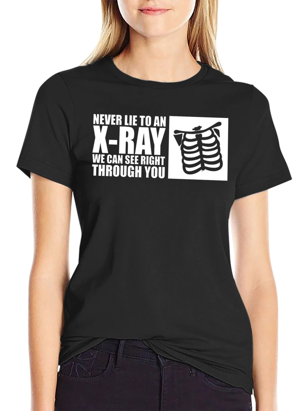 Funny X-Ray See Through You Graphic T-Shirt