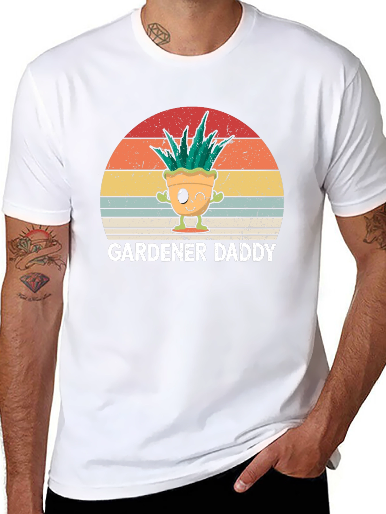 Gardener Daddy T-Shirt - Cute Plant Lover Tee