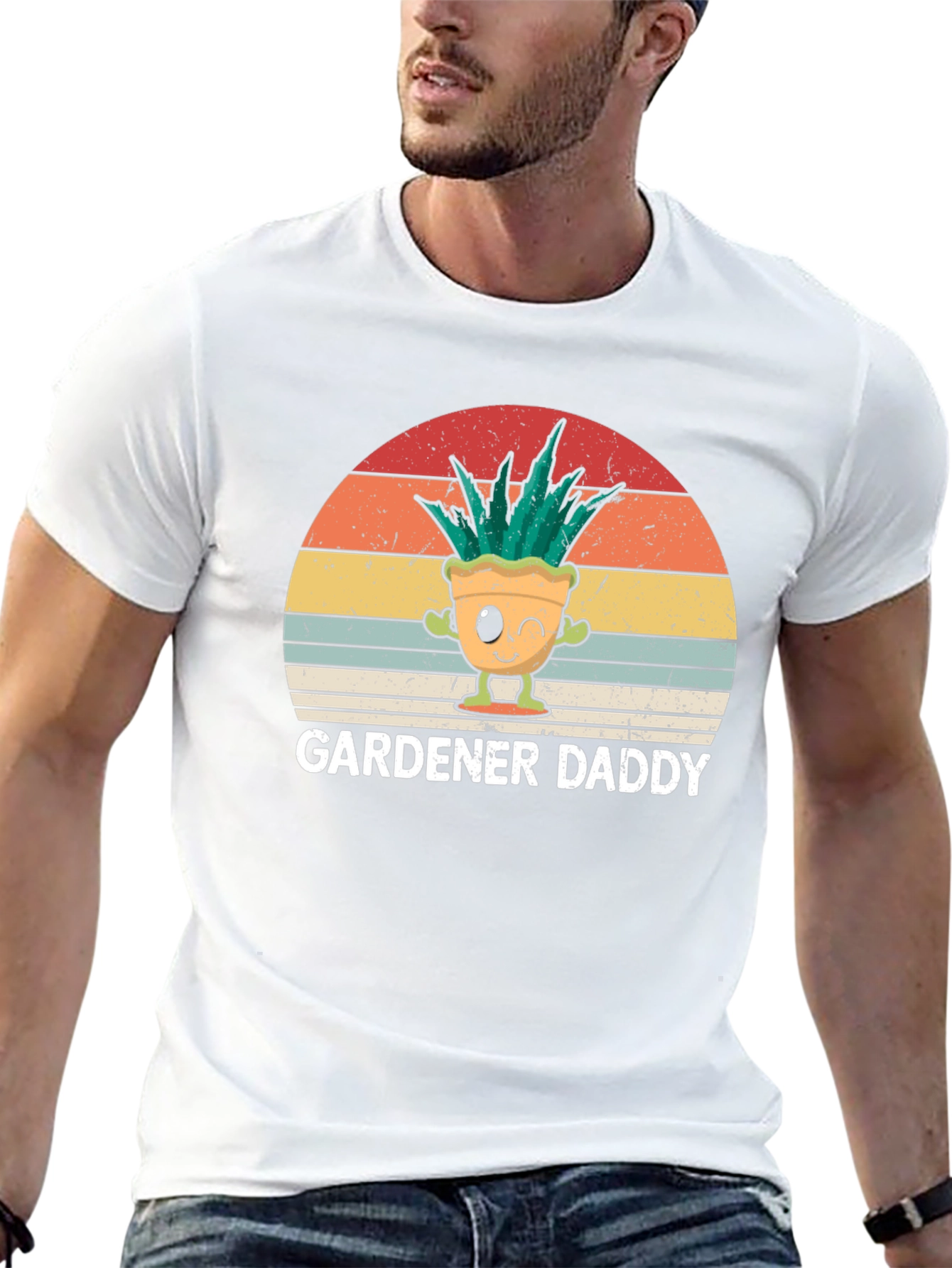 Gardener Daddy T-Shirt - Cute Plant Lover Tee