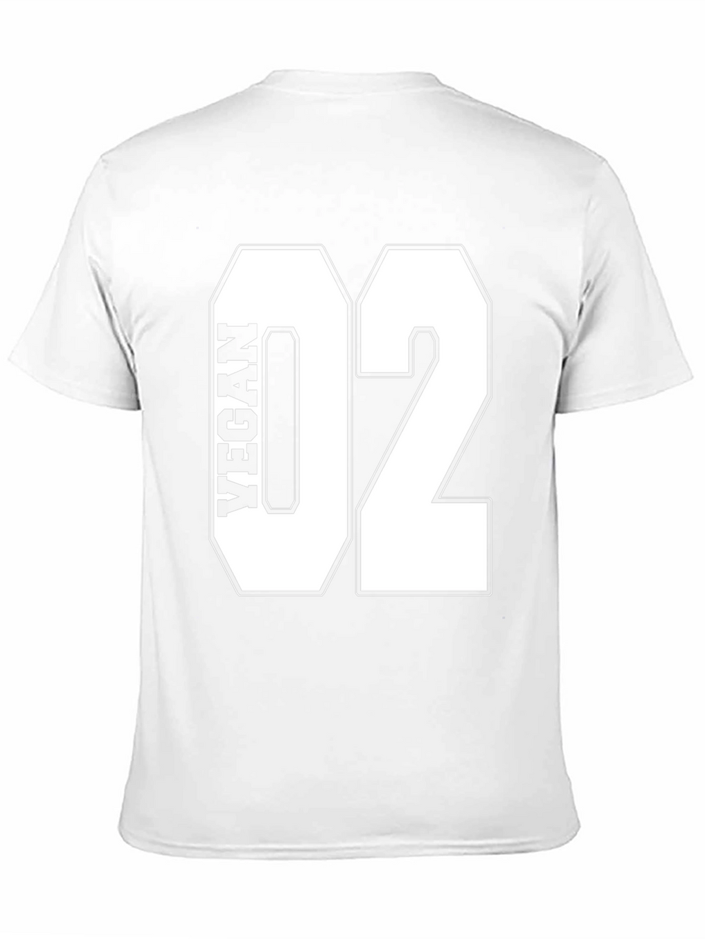 Vegan 02 T-Shirt - Black Cotton Tee